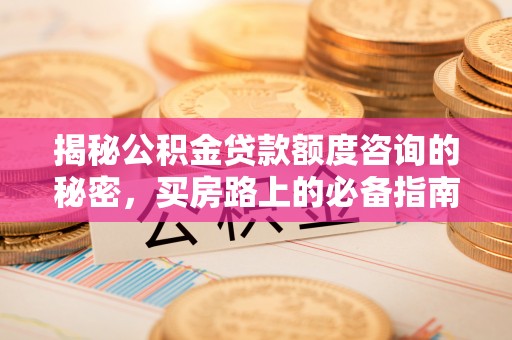 恩施揭秘公积金贷款额度咨询的秘密，买房路上的必备指南