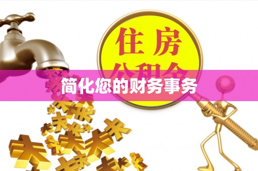 恩施简化您的财务事务